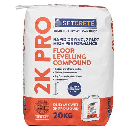 Setcrete 2K Pro Powder Floor Levelling Compound 20kg