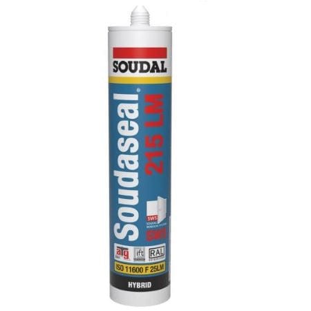Soudal Soudaseal 215LM Hybrid Polymer Low Modulus Sealant 290ml - White