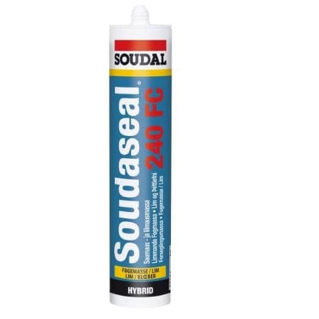 Soudal Soudaseal 240FC Industrial Bonding Fast Cure Sealant 290ml - White