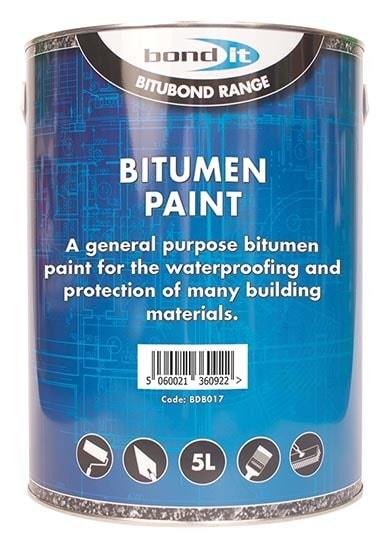 Bond It Bitumen Paint - 5 Litre