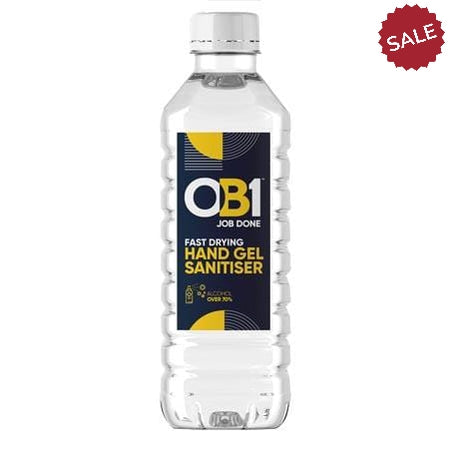 Bostik OB1 Fast Drying Hand Gel Sanitiser 70% Alcohol 500ml