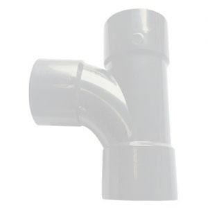 Solvent Waste Tee 32mm - White