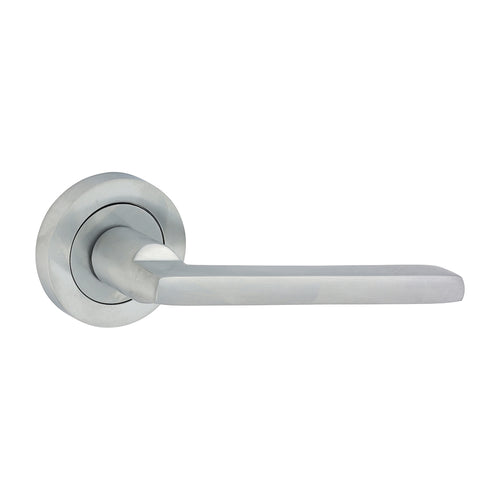 Timco Radmore Lever On Rose Handles - Satin Chrome 51mm