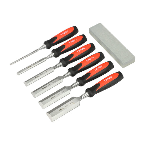 Timco Bevel Edge Wood Chisel Set 7pcs