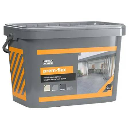 UltraScape Prem-Flex Flexible Paving Grout 9kg - Limestone