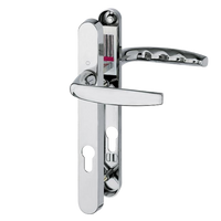 HOPPE Atlanta 92mm Lever/Lever Narrow Backplate Door Handle M1530M/3829N 92mm Centres Polished Chrome
