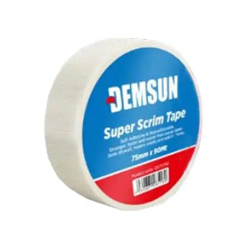 DEMSUN EXTRA HIGH ADHESION SUPER SCRIM TAPE-WHITE 48mm x 90m