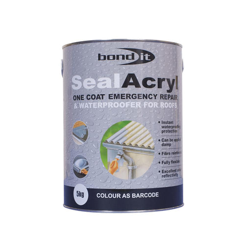 Bond It Sealacryl One Coat Roof Repair 5kg - Grey