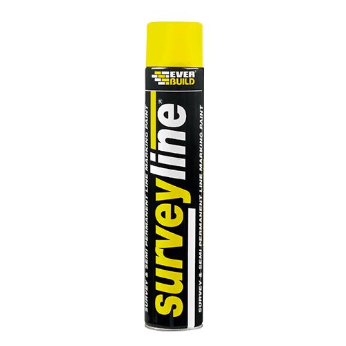 Everbuild Surveyline Line Marking Paint 700ml - Black