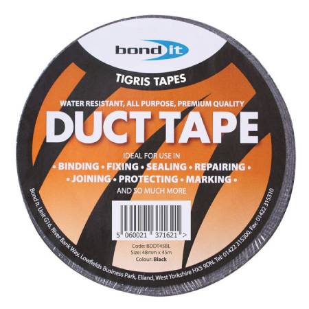 Bond It Duct Tape 48mm x 45m - Black