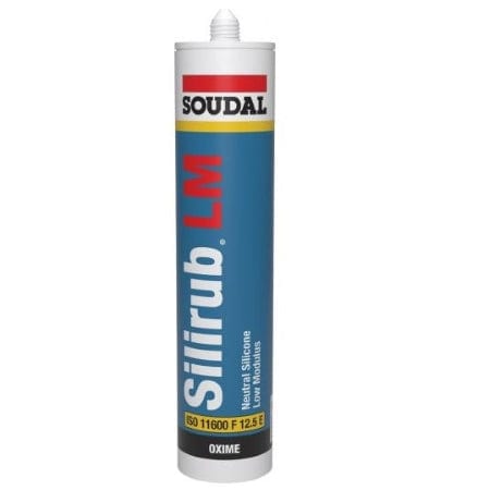 Soudal SILIRUB LM High Quality Low Modulus Silicone 300ml - Anthracite Grey