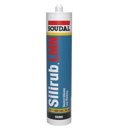 Soudal SILIRUB LMN Superiour Quality Low Modulus Silicone 300ml - Slate Grey