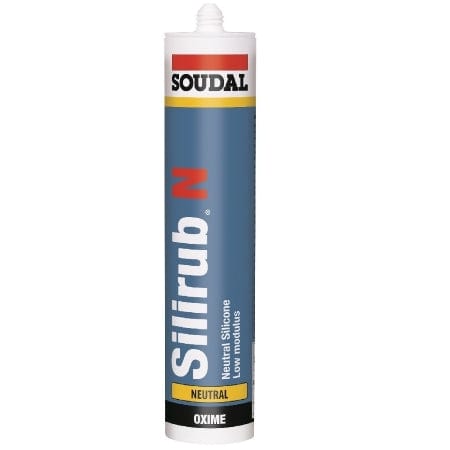 Soudal SILIRUB N General Purpose Low Modulus Silicone 300ml - Black