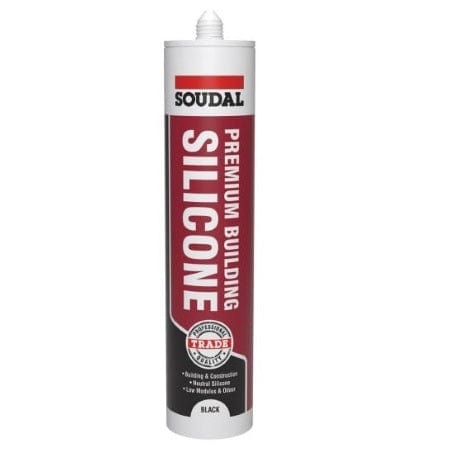 Soudal Trade Premium Low Modulus Building Silicone 290ml - Black