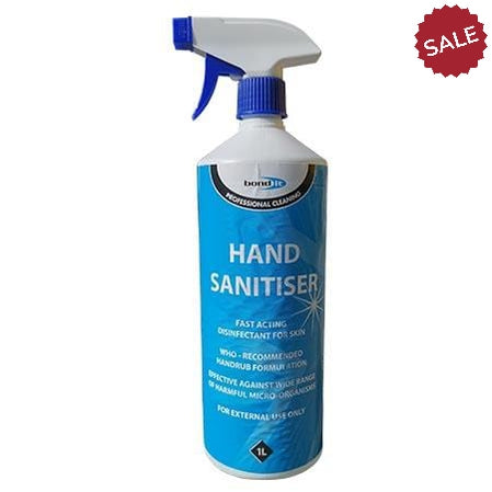 Bond It Hand Sanitiser 80% Alcohol - 1 Litre (200 bottles)