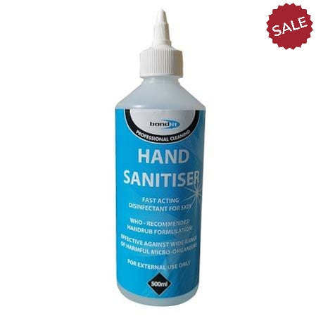 Bond It Hand Sanitiser 70% Alcohol - 500ml