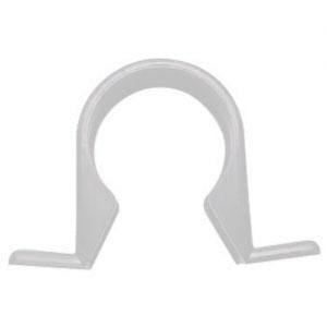 Push Fit Waste Pipe Clip 40mm - White