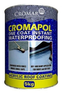 Cromar Cromapol Acrylic Waterproofing 5kg - Grey