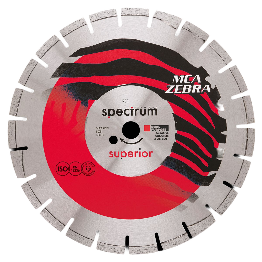 OX Tools Spectrum Pro Zebra Dia Blade Abrasive 180/22.23mm