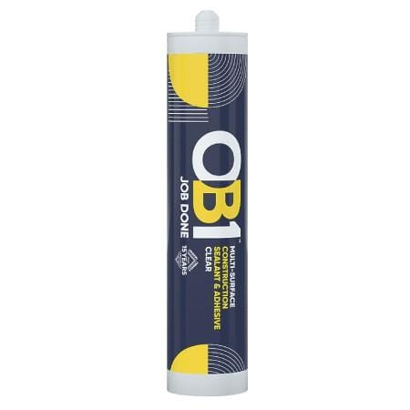 OB1 Multi Surface Construction Sealant and Adhesive 290ml Anthracite