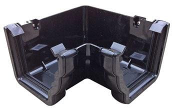 Ogee Gutter 90 Deg Internal Angle 115mm - Black
