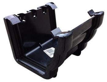 Ogee Gutter Union 115mm - Black
