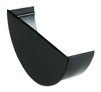 Round Gutter Internal Stopend 112mm - Black