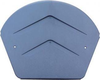 Manthorpe Dry Verge Round Ridge End Cap - Grey