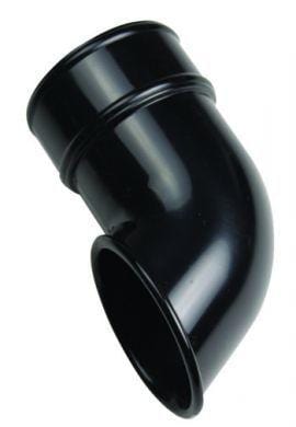 Round Downpipe Shoe 68mm - Black
