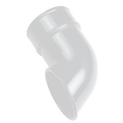 Round Downpipe Shoe 68mm - White