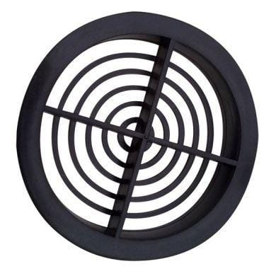 Round Disc Vent 70mm - Black