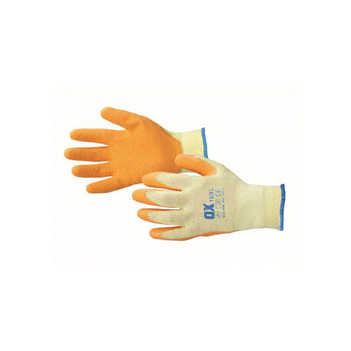 OX Tools Latex Grip Glove - Size 9 (L)