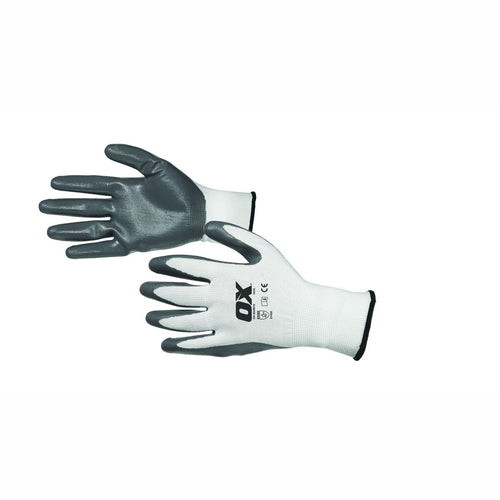 OX Tools Nitrile Flex Gloves - Size 9 (L)