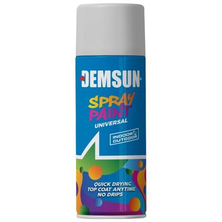 Demsun Spray Paint Indoor And Outdoor 200ml - Matt Black (RAL 9005)
