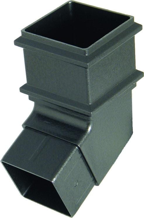 Cast Iron Effect Square 112.5 Deg Offset Bend 65mm