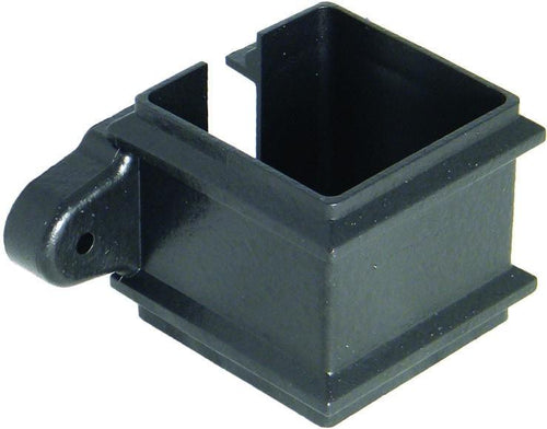 Cast Iron Effect Square Pipe Clip 65mm