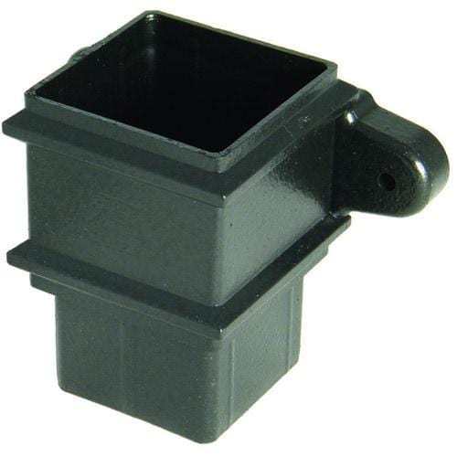 Cast Iron Effect Square Pipe Socket 65mm