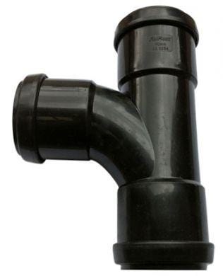 Push Fit Waste Tee 32mm - Black