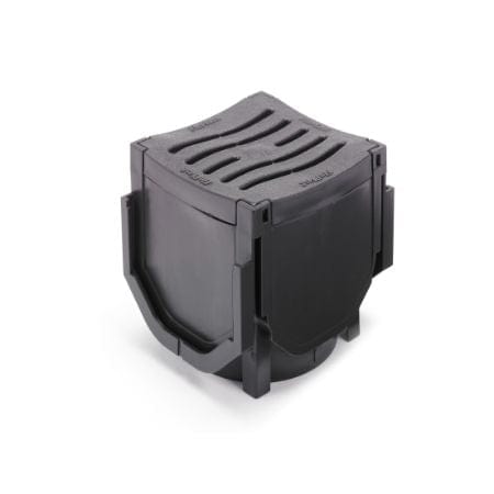 VIPSeal Drainage Channel Corner Unit - Black Plastic