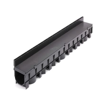 VIPSeal Drainage Channel Brickslot  1m - Black Plastic